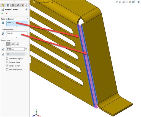 solidworks sheet metal closed corner|solidworks sheet metal relief cut.